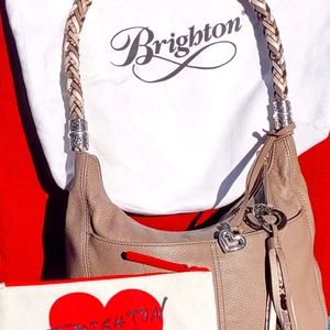Authentic Brighton Barbados Ziptop Hobo Collection Bag